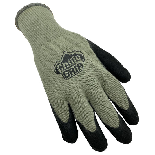 A318 Chilly Grip Work & General Purpose Glove, Gray & Black, Sizes M-XL