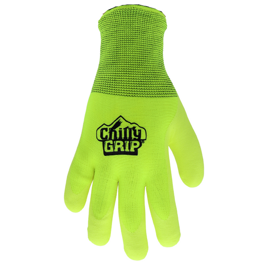 A319 Chilly Grip® Water Resistant Hi-Vis Thermal Gloves, Sizes S-XXL