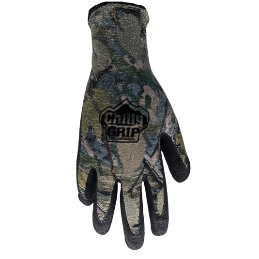 A327WC Chilly Grip Woodland Camo Thermal Multi-Purpose Gloves
