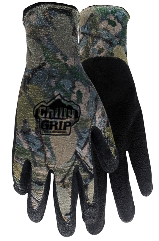 A327WC Chilly Grip Woodland Camo Thermal Multi-Purpose Gloves